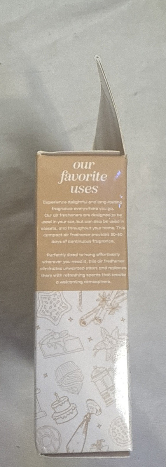 CANDE CRAFT COMPANY SCENTED CAR FRESHENER BAKERY PACK