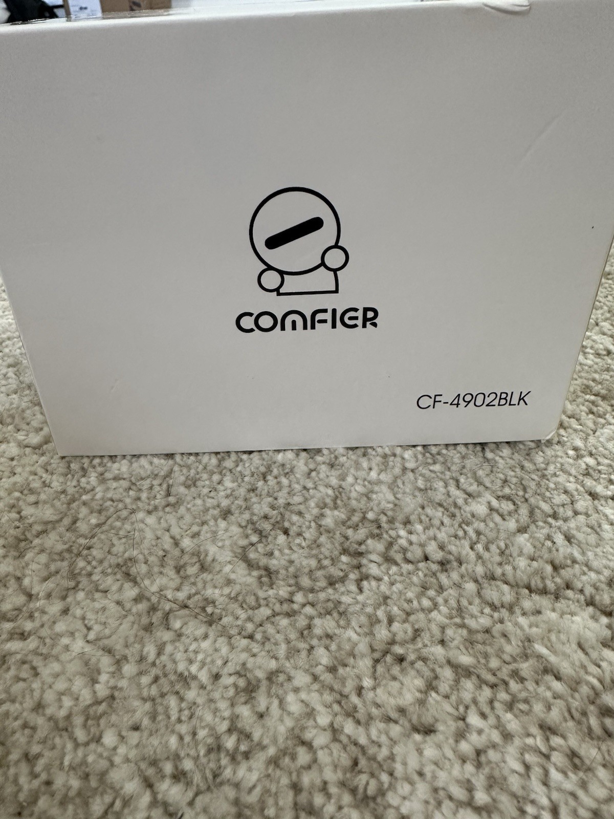 Comfier CF-4902BLK Cordless Handheld Full Body Massager Black/Gray USB Charging