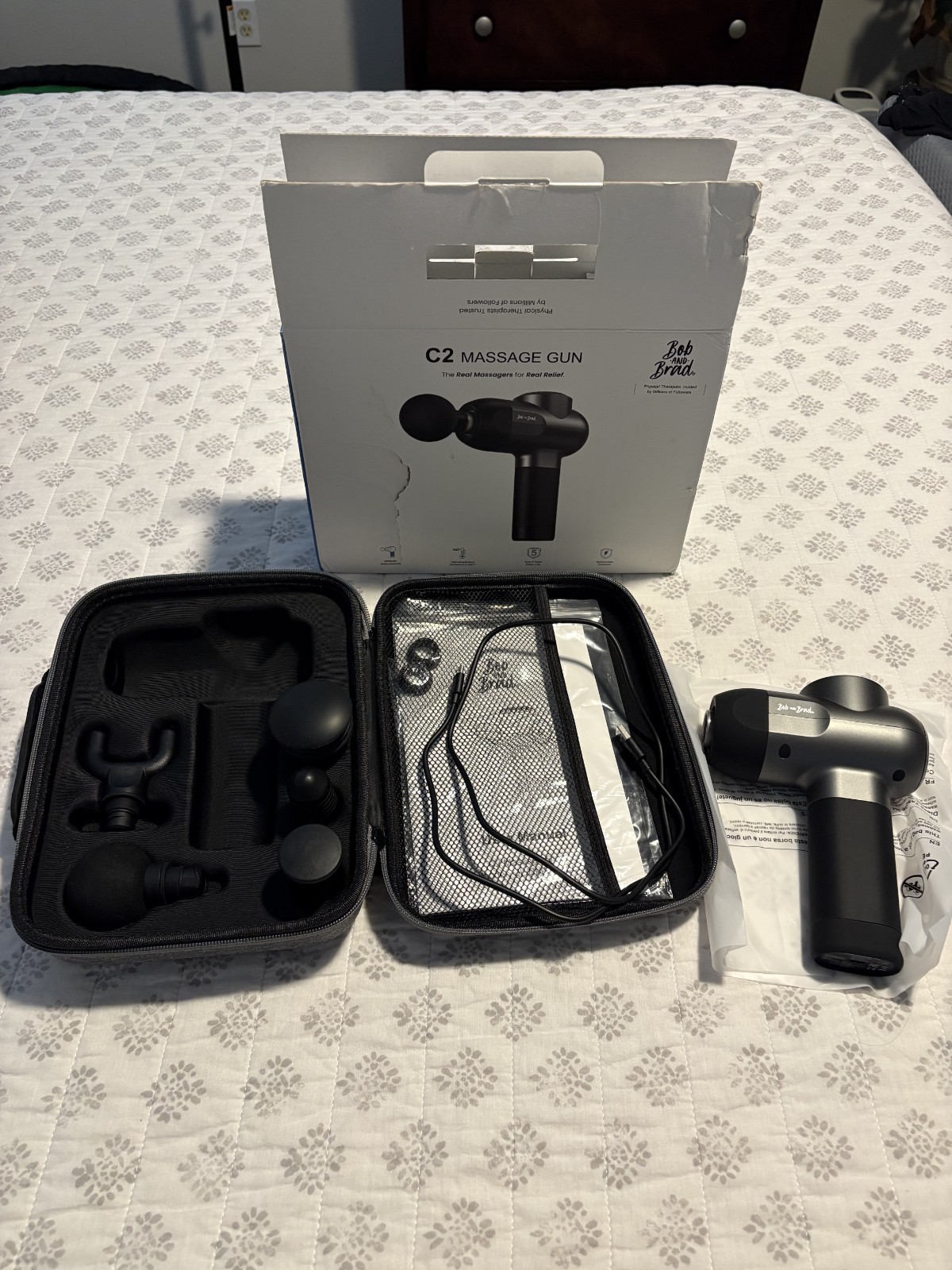 Bob and Brad C2 Massage Gun – Black (QL/MDS.C2-D)