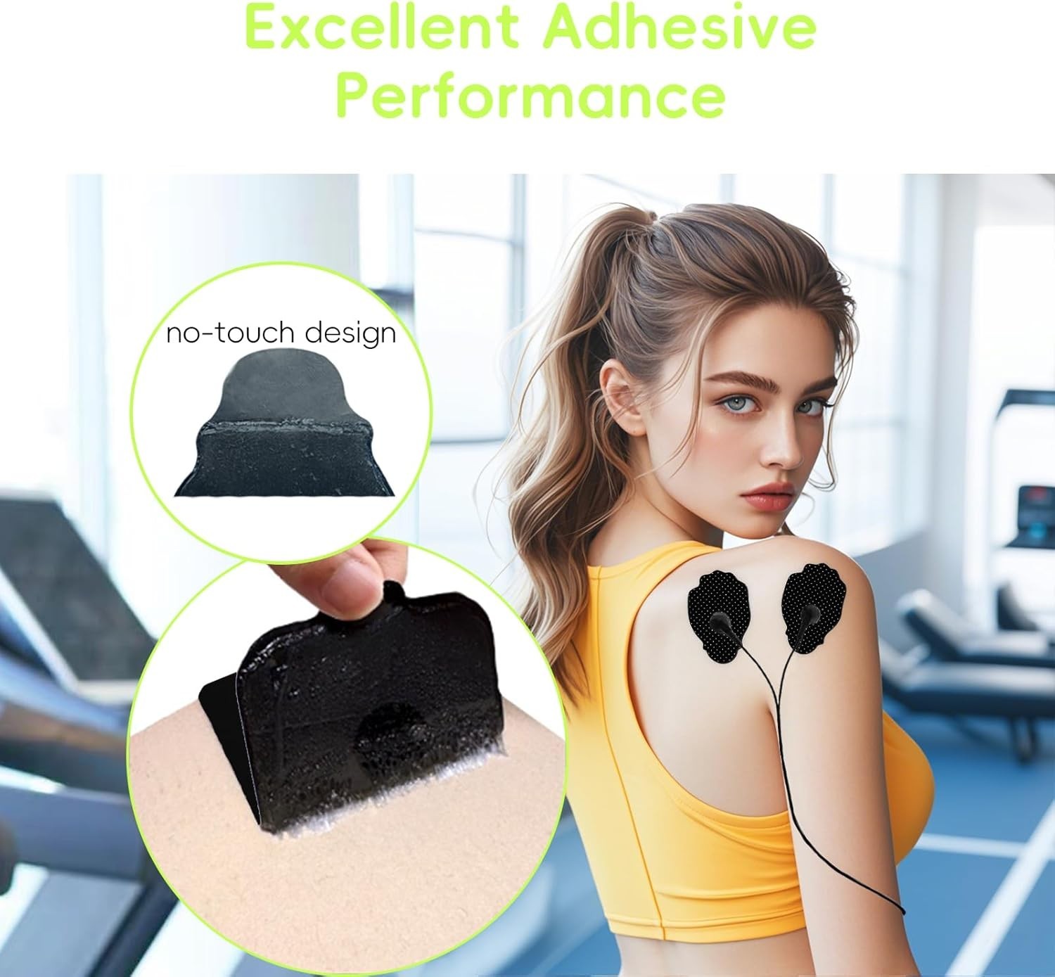 Universal Compatibility TENS Unit Electrode Pads – 20 Pack for Efficient Therapy