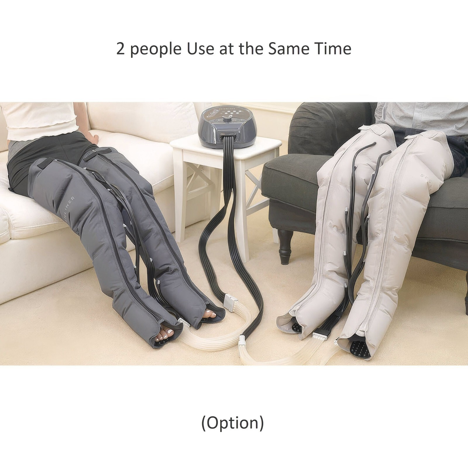 Seven Liner S3 Air Compression Massager 2 Users Simultaneous 5 Cell Leg Cuff