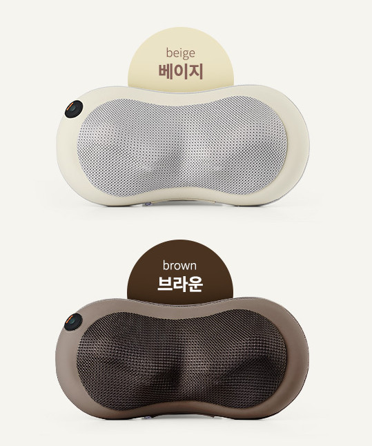 [OA] Slimmer neck massage neck clamp shoulder leg cushion / 2color / Express