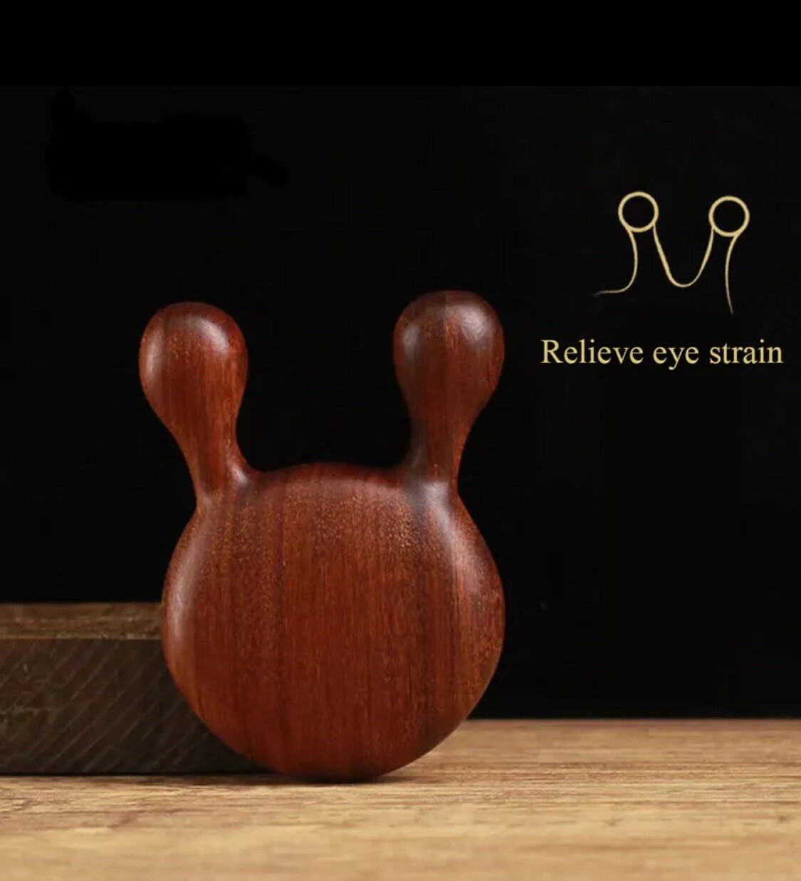 2PC Sandalwood Nose Shaper Facial Hair Skin Massage Lifter Wood Therapy Massager