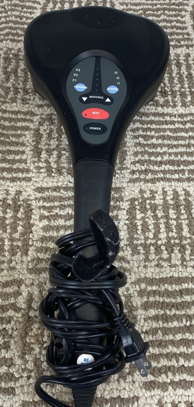 HoMedics PA-350H Percussion Massager w/ Heat Programmable Dual Head Handheld
