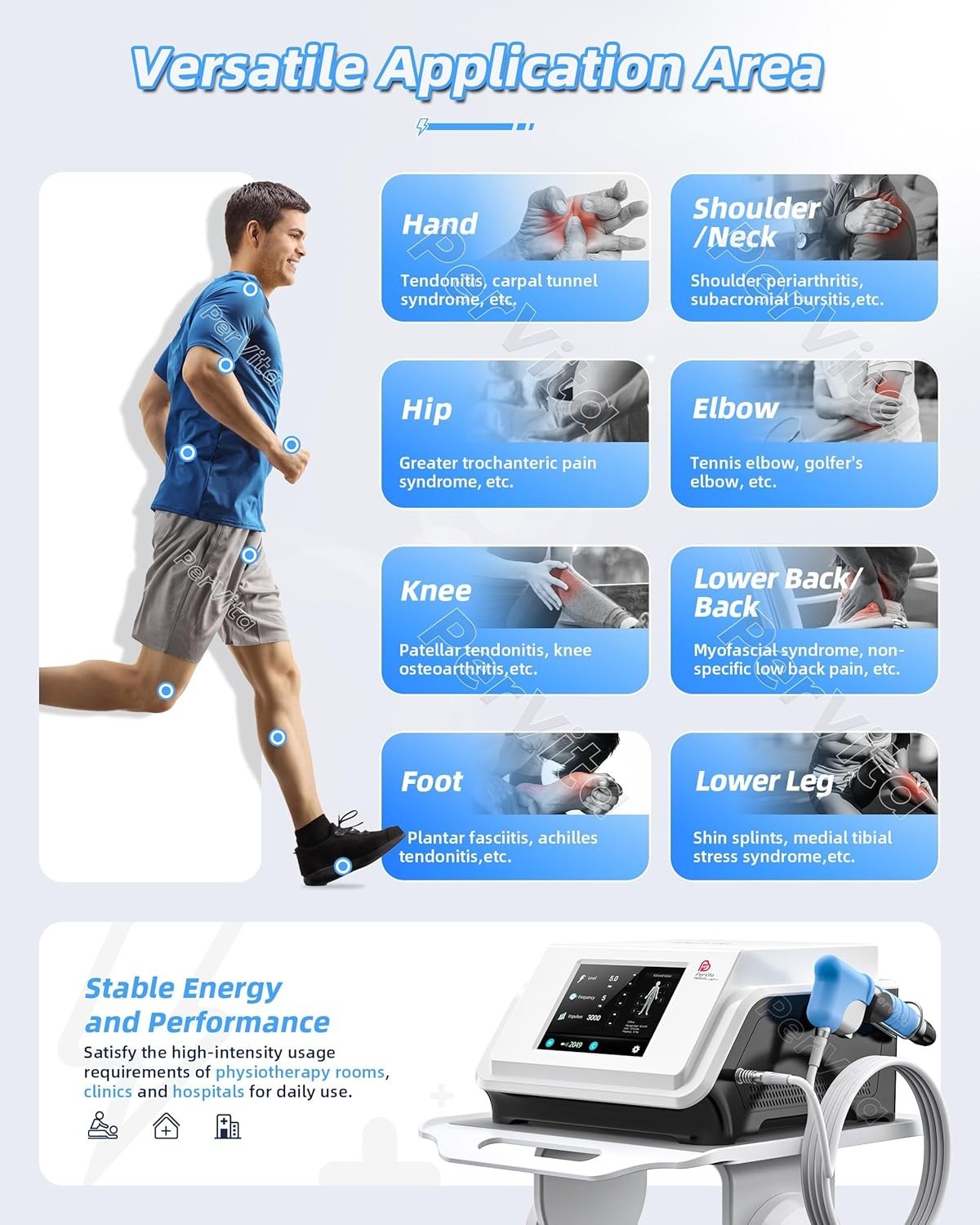 Portable Shock Wave Therapy Machine for Pain Relief & Tissue Regeneration