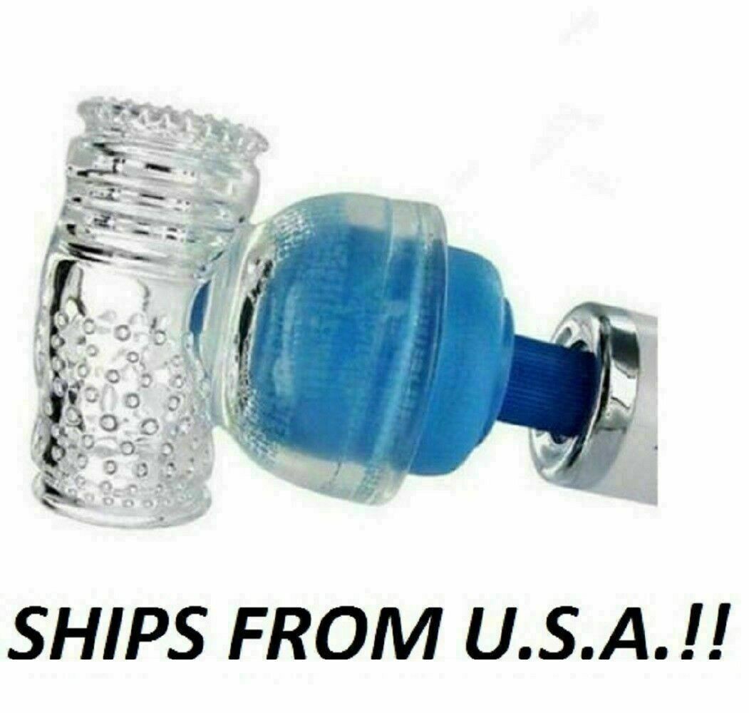 TPE Clear Male Humming Bird Attachment Fit Hitachi Magic Wand Massager Accessory