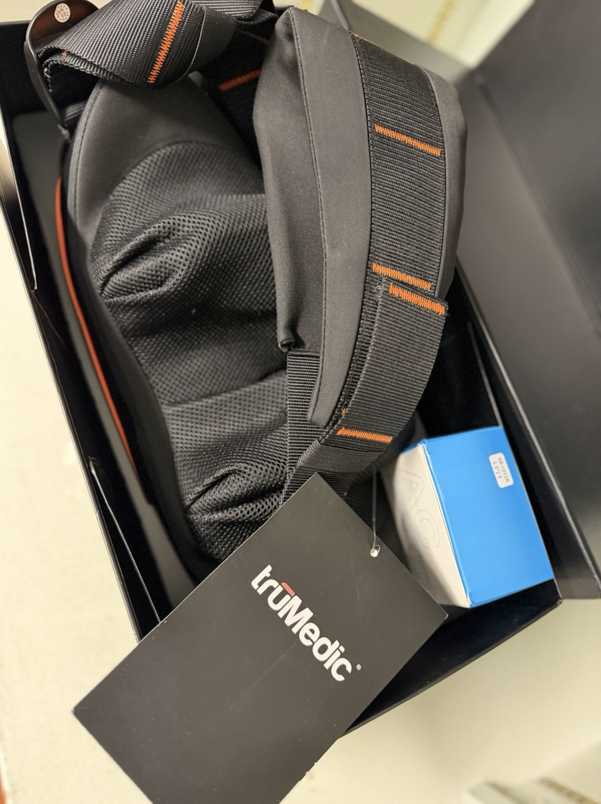 MagicHands™ truShiatsu™ Neck and Back Massager in Black & Orange,