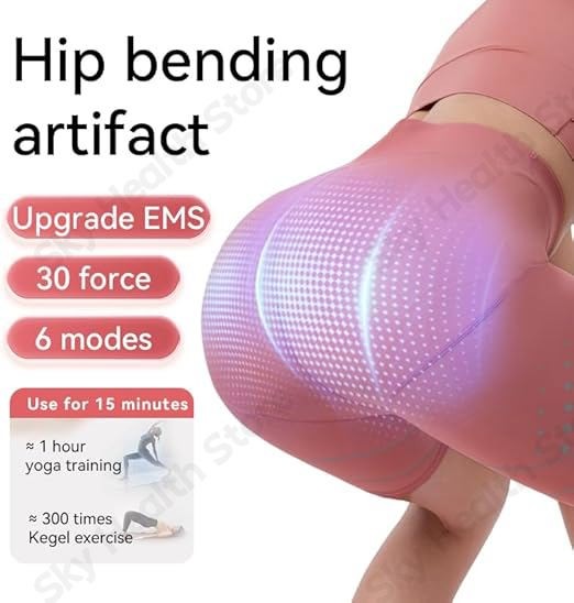 EMS Butt Training Shorts，Wireless hip shaping shorts，Fits Under 130 lbs unisex
