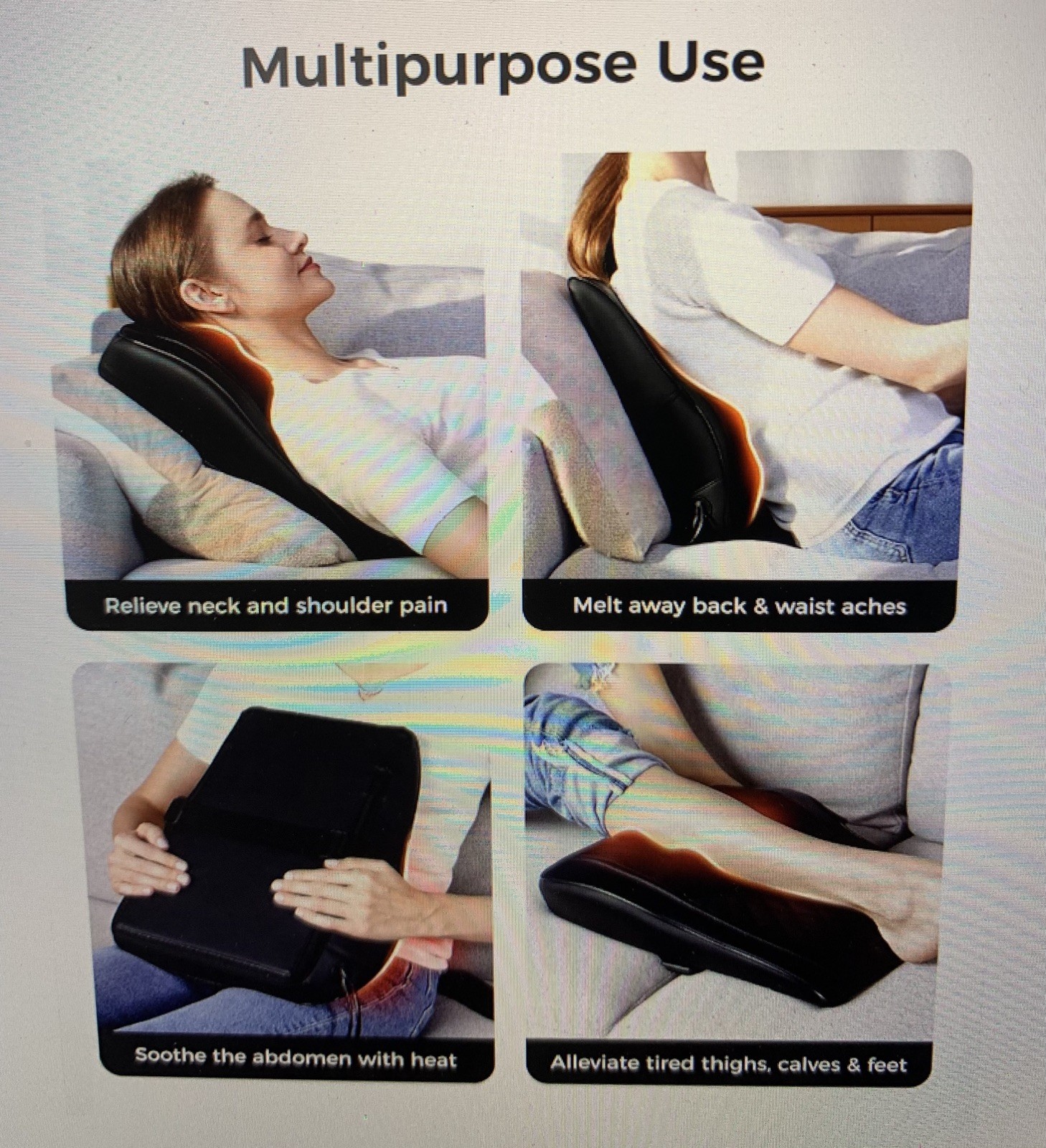 back massager with heat