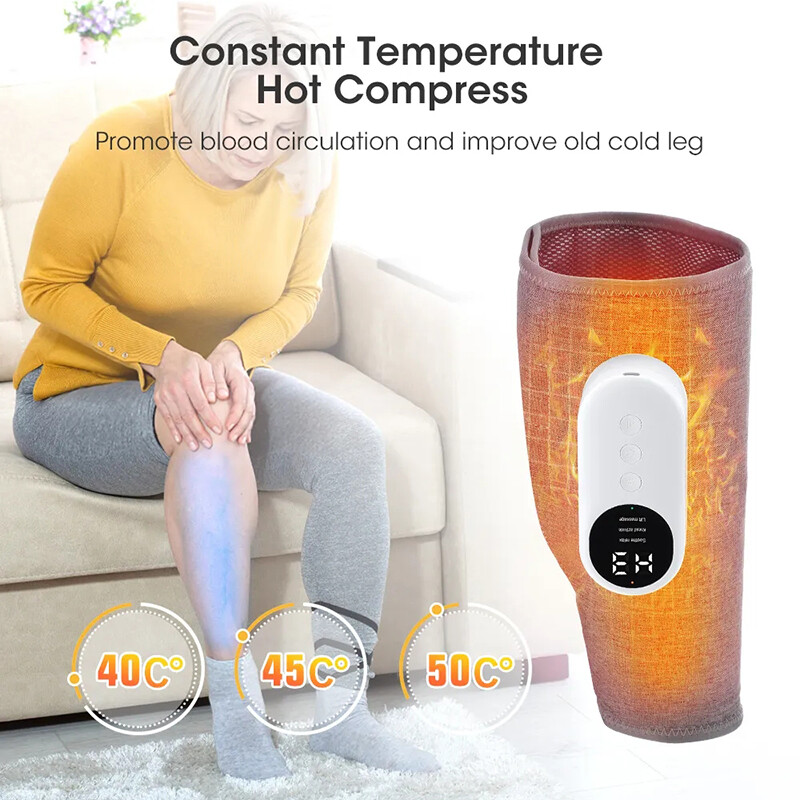 Leg & Foot Massager, Air Compression Leg Massager for Circulation & Pain Relief