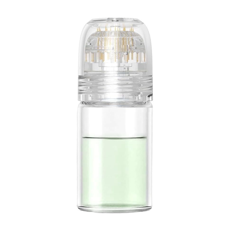 Serum Applicator Hydra Roller Derma Stamp 0.25mm – 20 Titanium Microneedling …