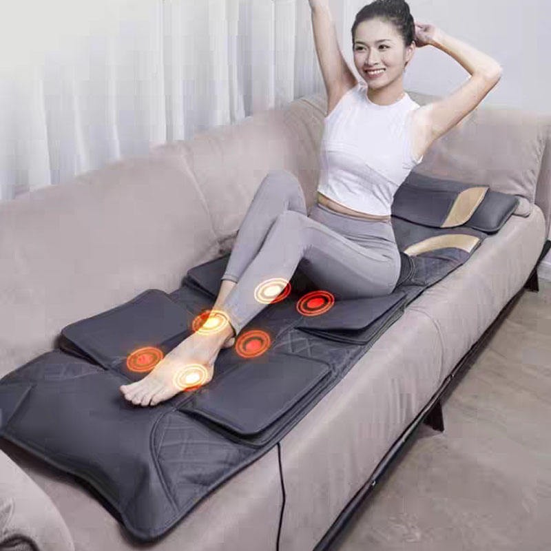 Relaxing Stretch Waist Massage Mattress Manual Control Back Massage Cushion Heat