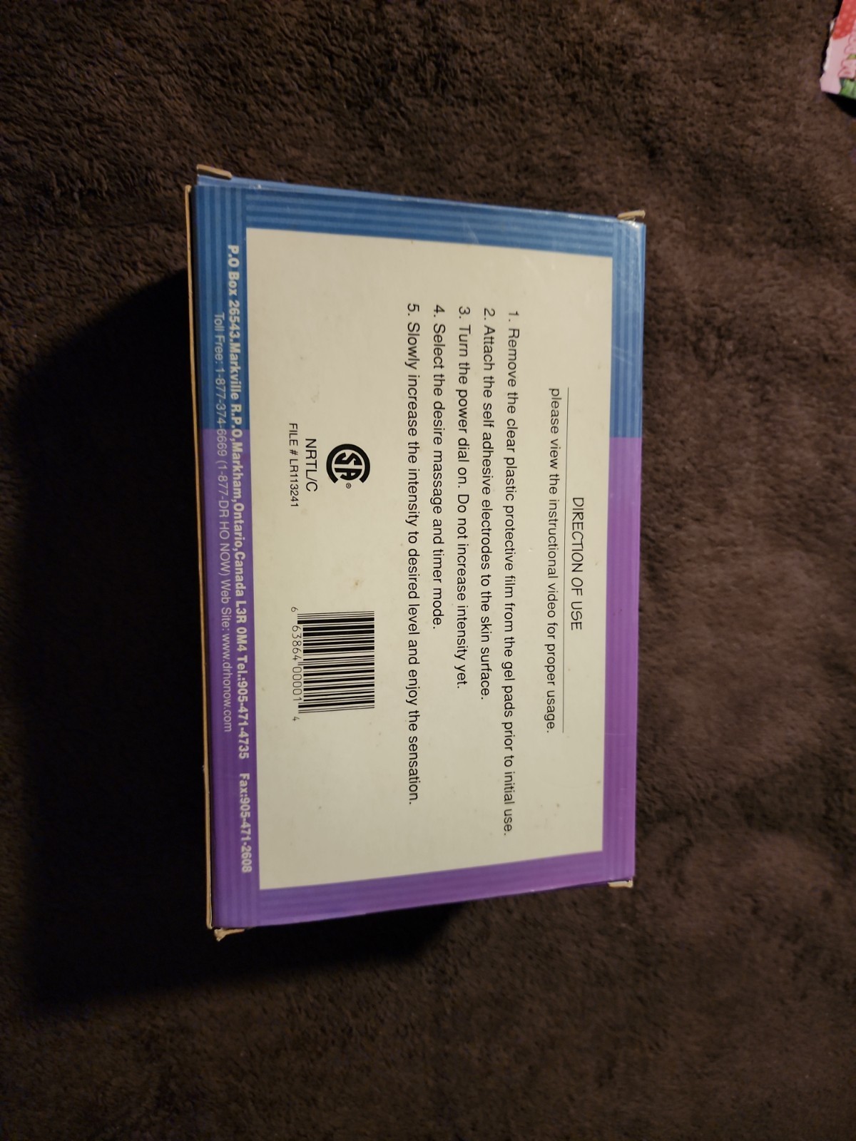 Dr. Ho’s Double Massage Device Electrodes Massager – Pain Therapy- See Photos