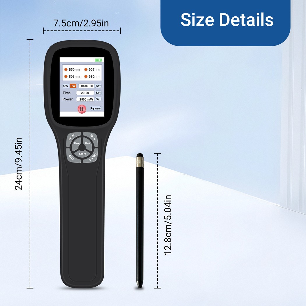 2500mW Cold Laser Therapy Body Pain Relief Device Soft Healing Lazer Humans Pets