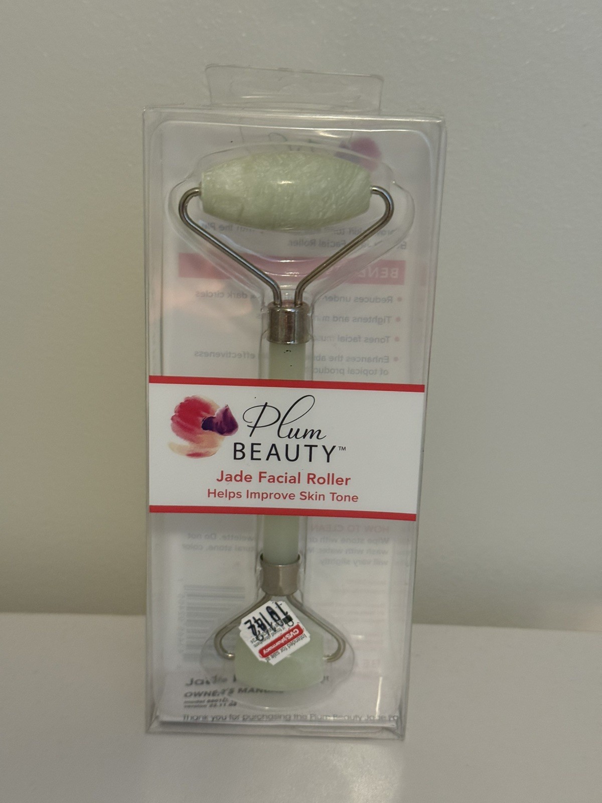 Plum Beauty jade roller facial Roller Improves Skin Tone