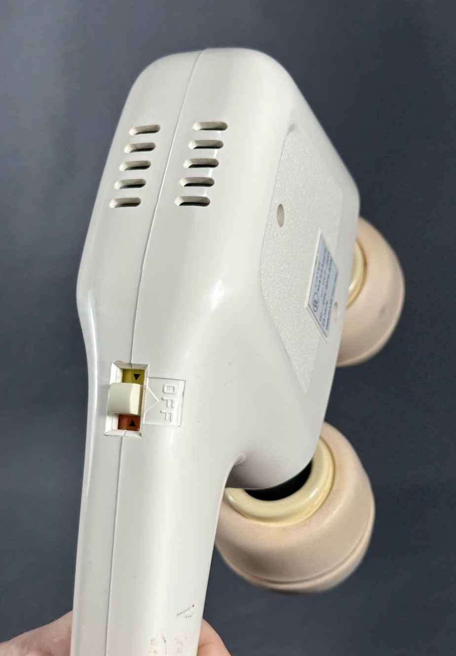 Hitachi HVT-350 Massager Dual Twin Heads Electric 2 Speed Vintage Tested Japan