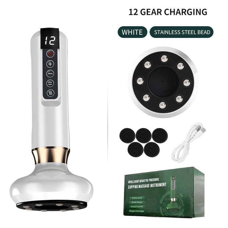 Electric Vacuum Cupping Massager Body Cups Gua Sha Deep Tissue Massage