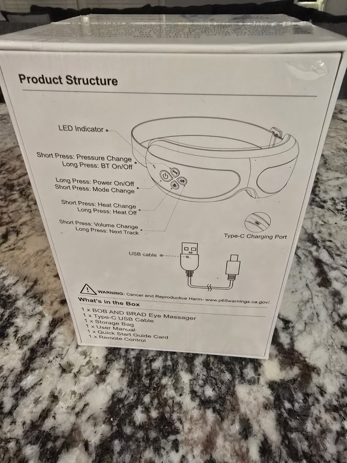 New BOB AND BRAD Eye Massager, EyeOasis 2 Plus Eye Mask with Remote