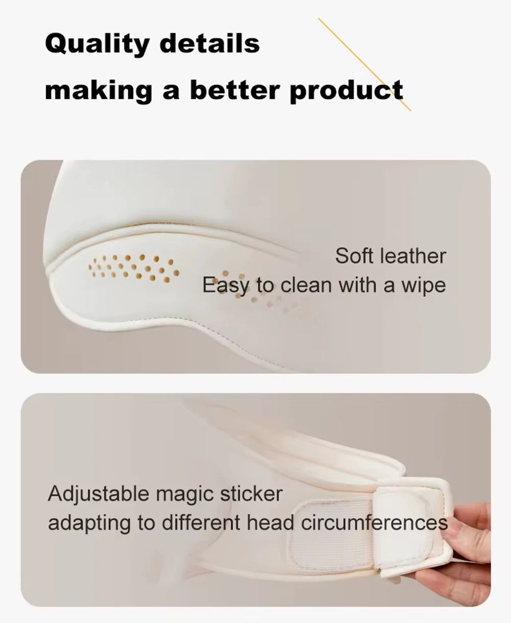 Air Pressure Head Massager Eye Massager Relaxation Eye Hot Compress Soft PVC
