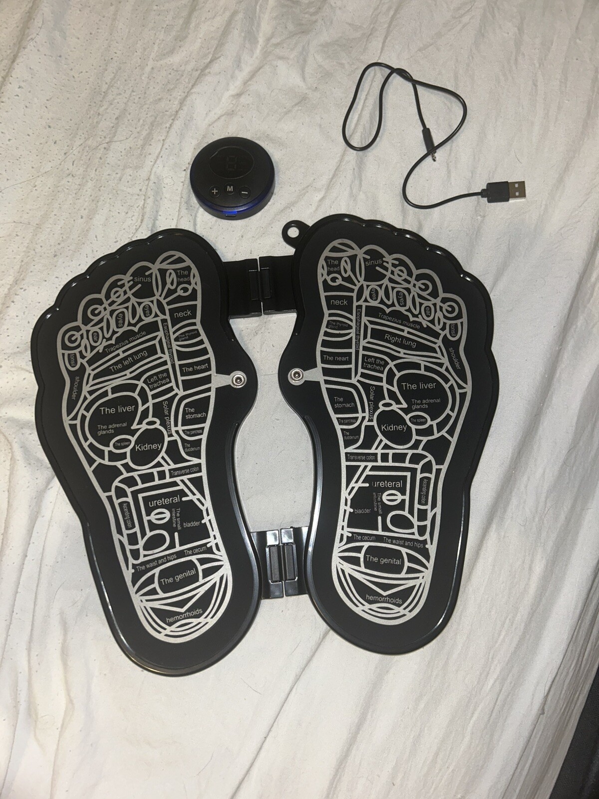 EMS Neuropathy Foot Massager for Muscle Pain Relief through Electric Stimulation