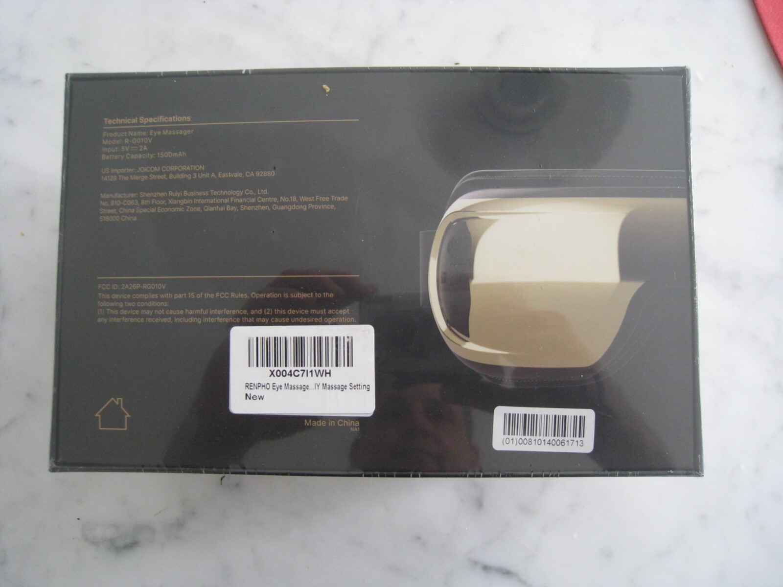 RENPHO Eyeris 3 Eye Massager with Heat & Cooling Voice Control Migraine Relief