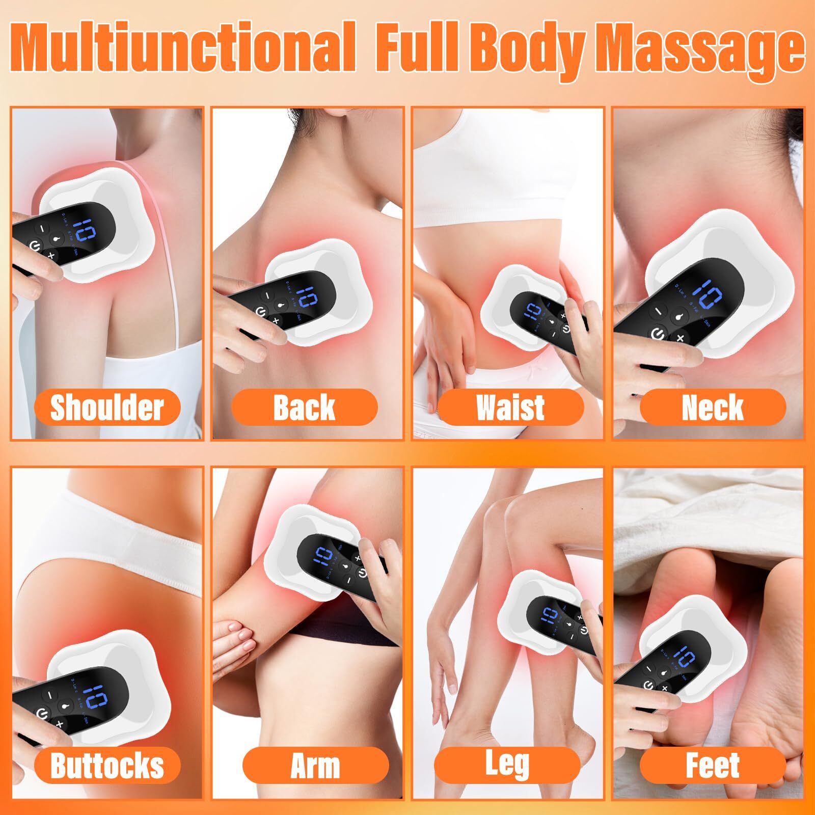 Body Sculpting Machine Handheld Cordless Cellulite Massager 3 Modes & 10 Levels