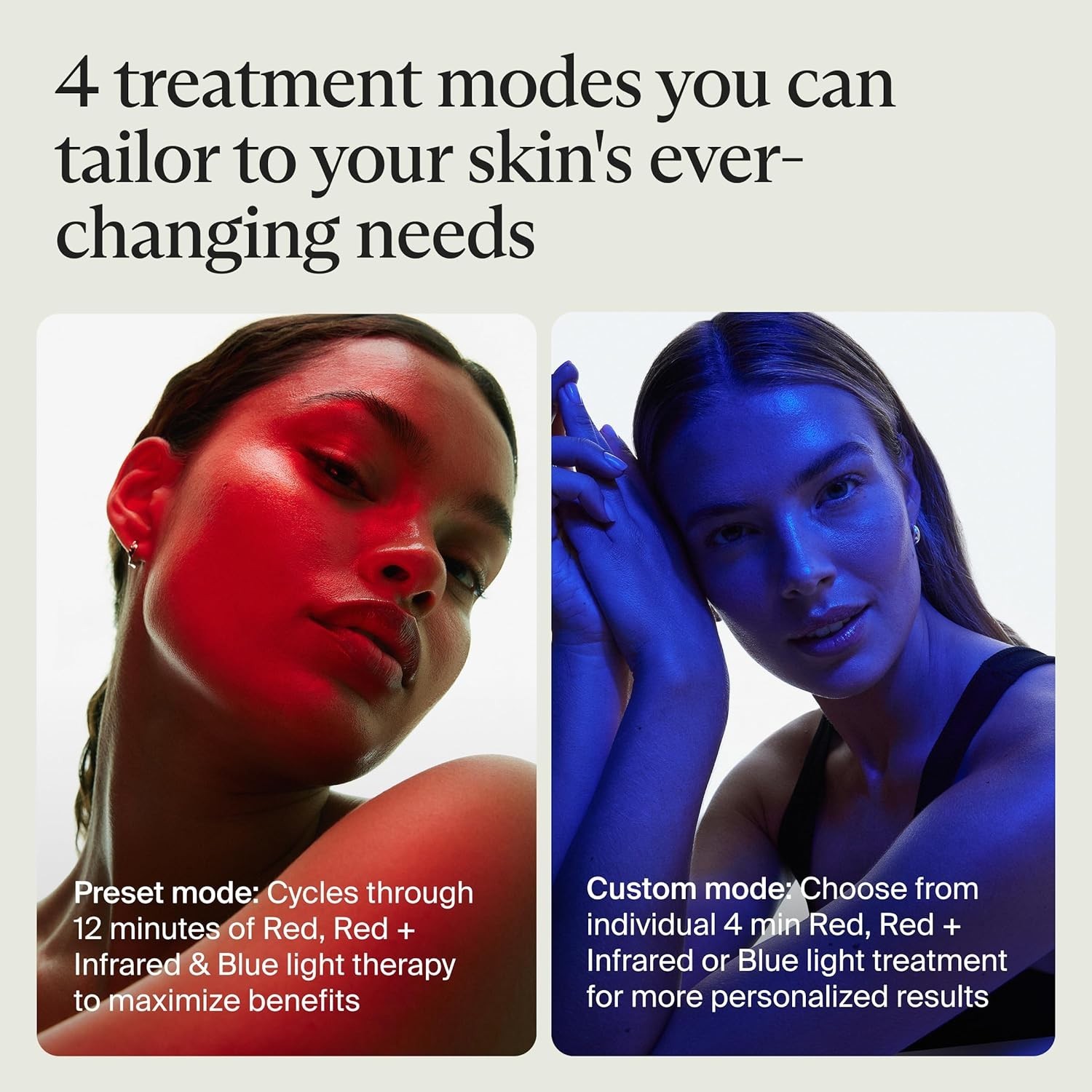 TheraFace Mask Glo by Therabody Refurbished | Cordless LED Skincare Face Mask