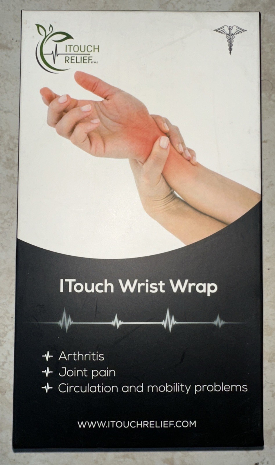 iTouch Wrist Wrap TENS & EMS Therapy – Pain Relief for Arthritis & Joint Pain