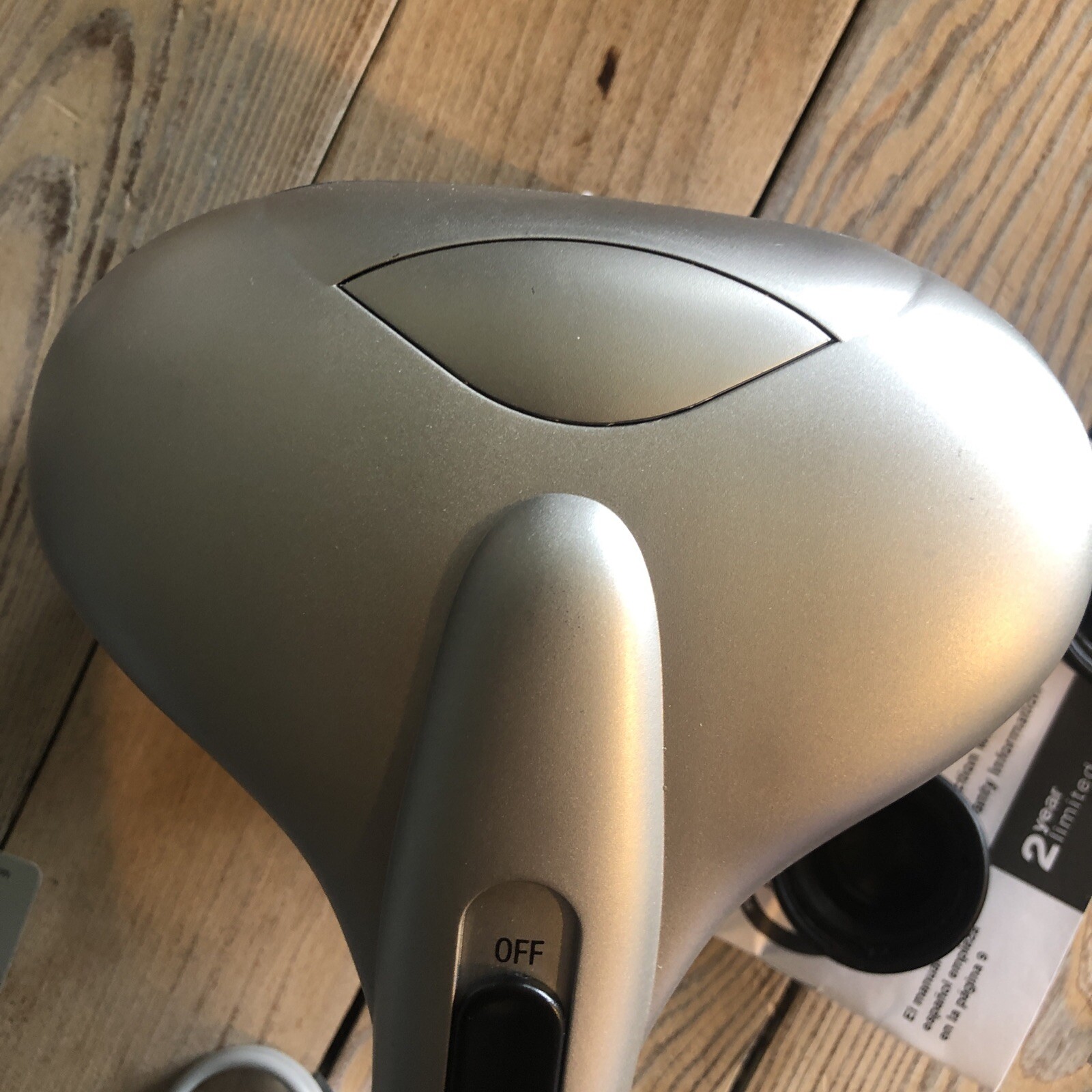 HoMedics PA-MH-THP Compact Handheld Electric Full Body Massager with Heat Clean
