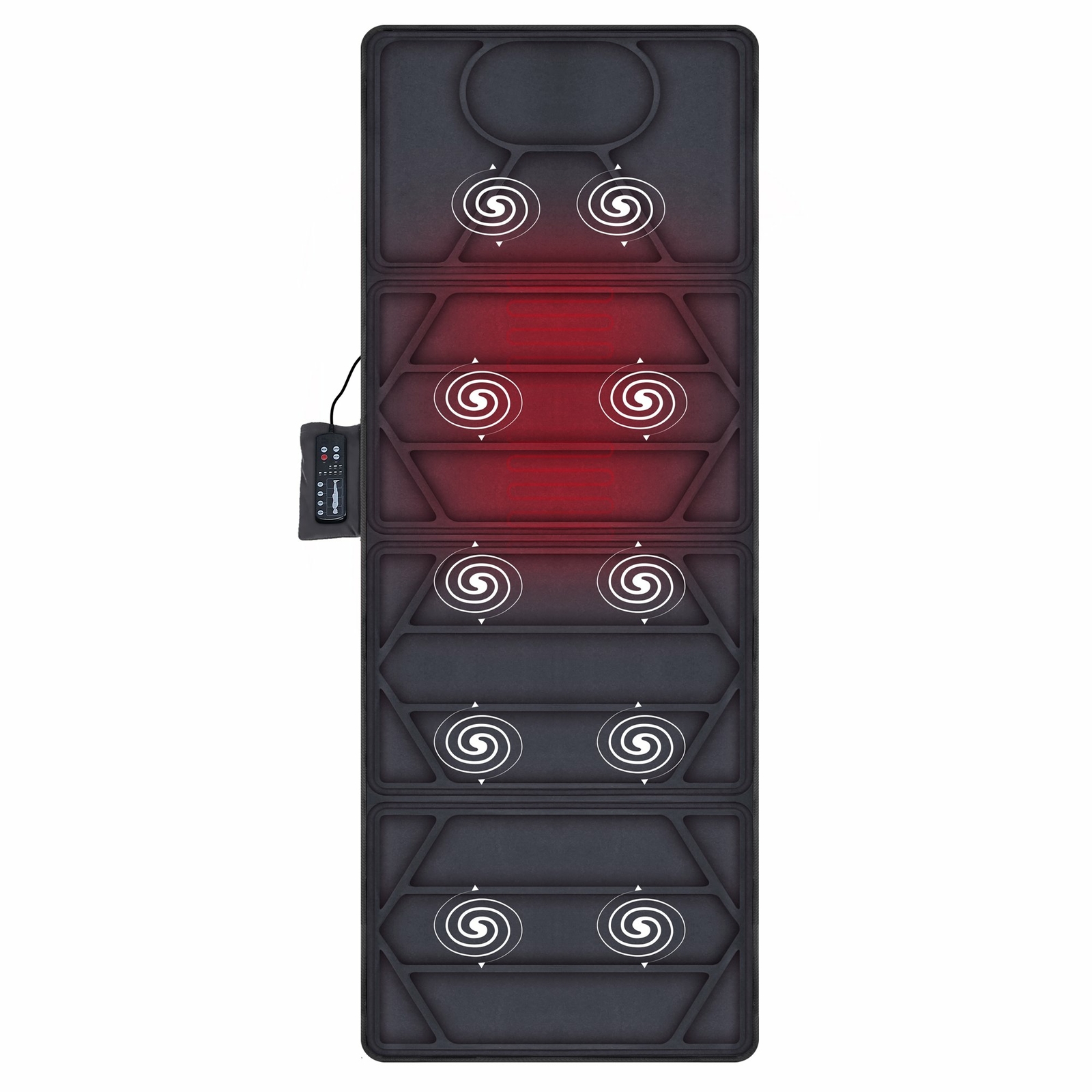 Snailax Massage Mat, Massage Cushion Pad with Heat for Full Body Vibration Motor