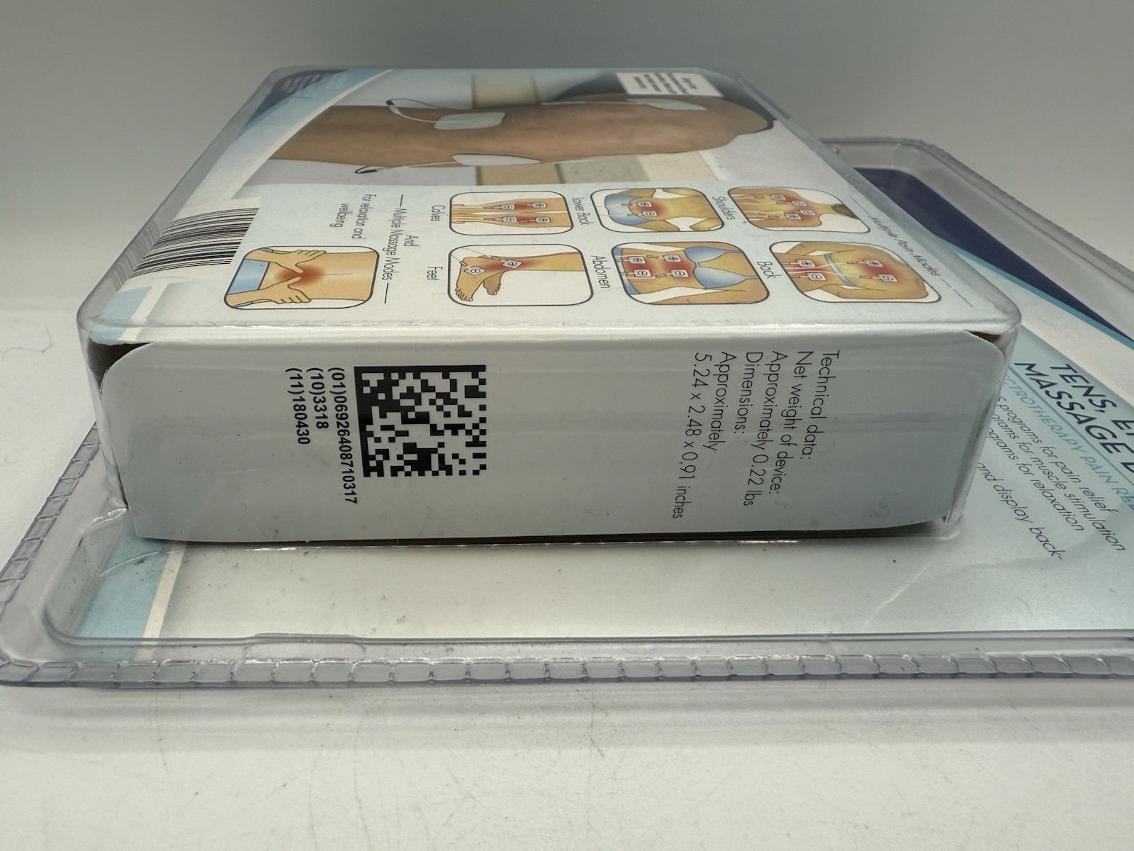 Welby TENS-EMS Massage Machine 603 Device 96373-18 w/ Adhesive Electrode Pads