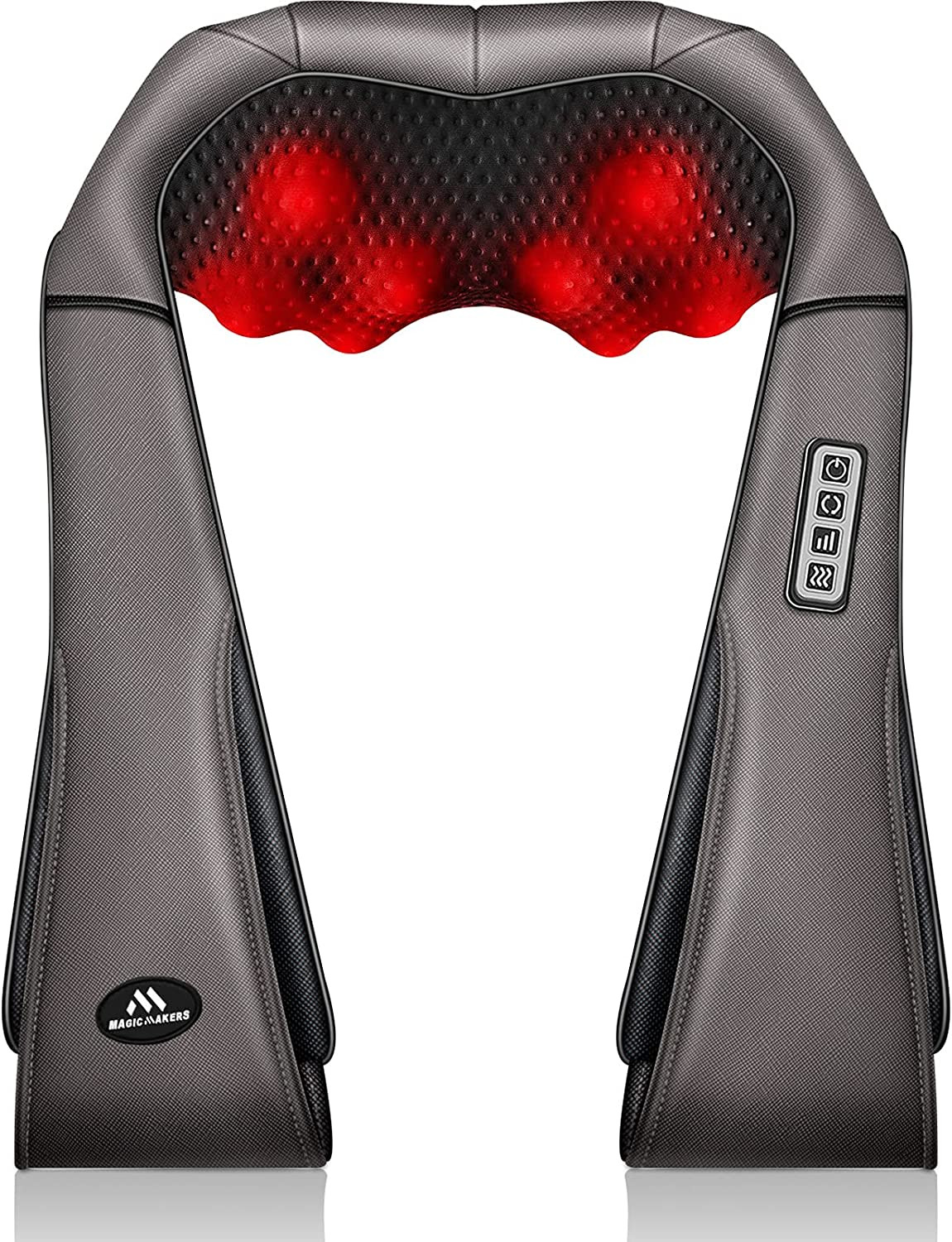 Shiatsu Neck & Shoulder Massager with Heat Deep Tissue Pain Relief Massage