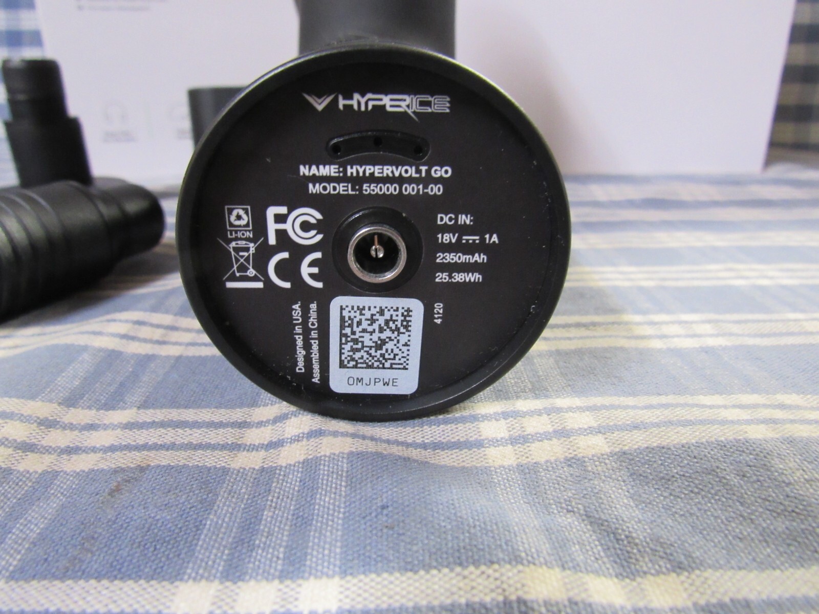 Hyperice Hypervolt Go Massager (Defective & No Power Adapter) FAST FREE SHIPPING