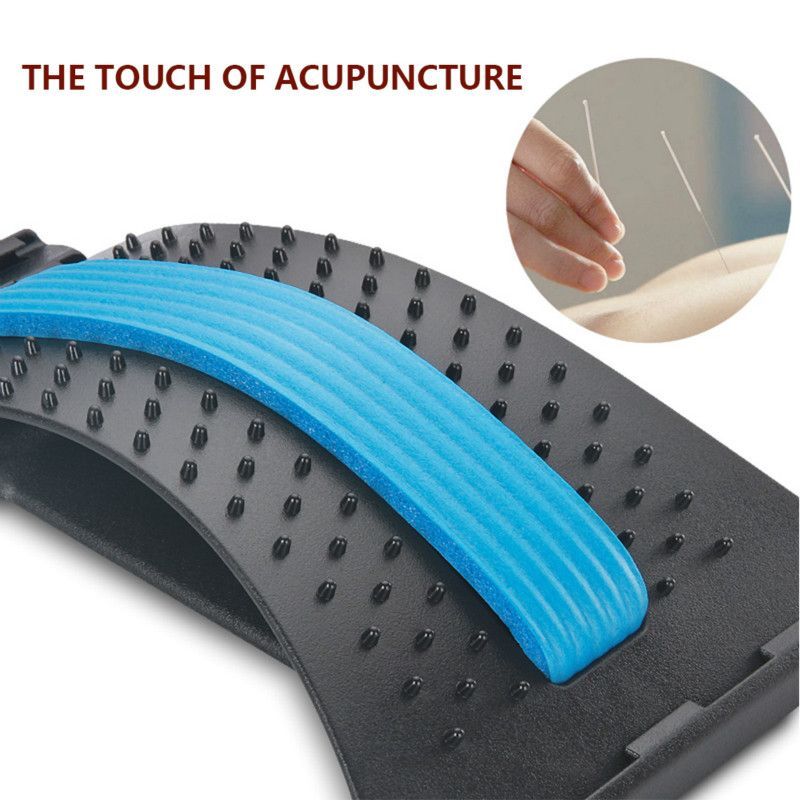 ABS Plastic Back Massager – Stretcher Purple/Blue/Green Back Pain Relief Tool