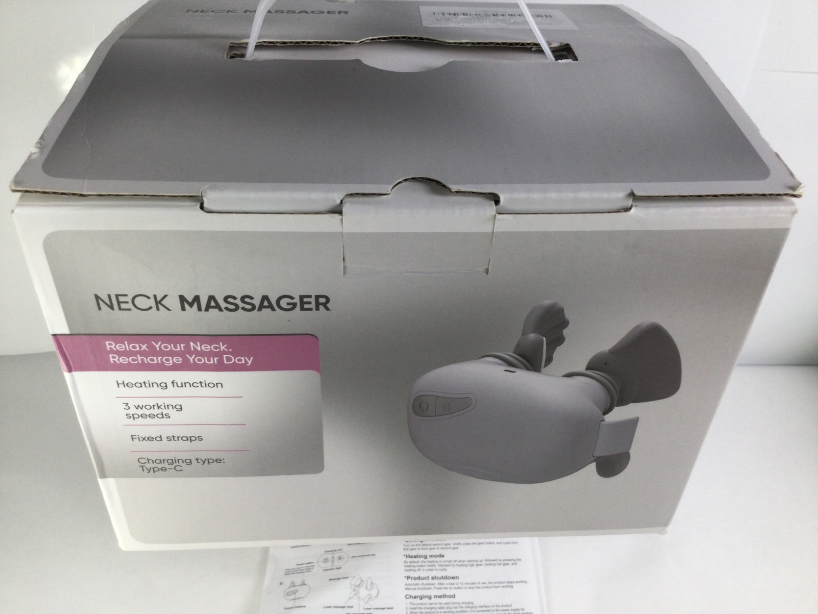 Massager Neck/Shoulder/Back/Leg Shiatsu Kneading Fingers