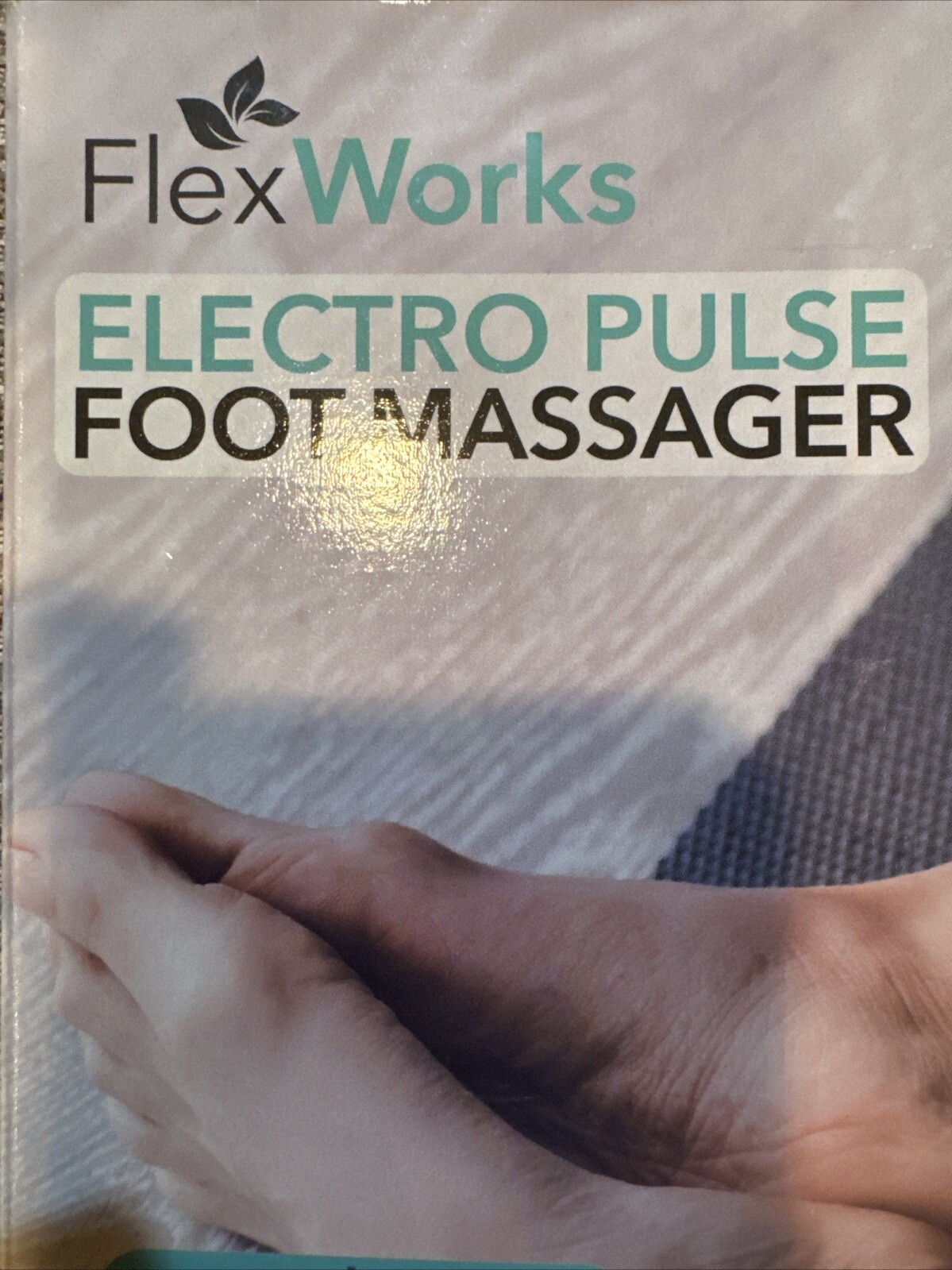 FlexWorks Electro Pulse Foot Massager 6 Modes & 10 Levels