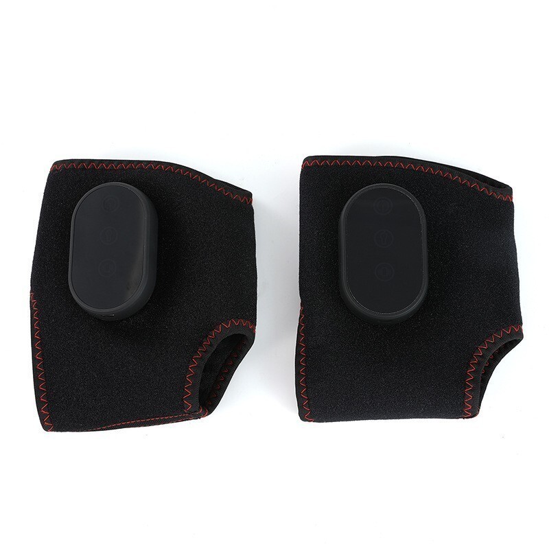 Pair Electric Foot Ankle Massager Pain Relief 3 Modes Vibration Hot Compress
