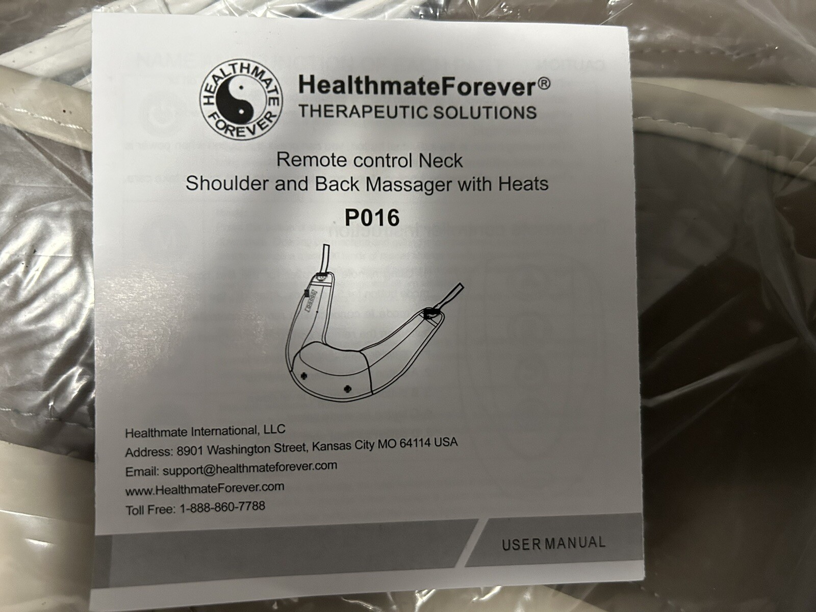 Healthcare forever massager neck and shoulder (with heat)