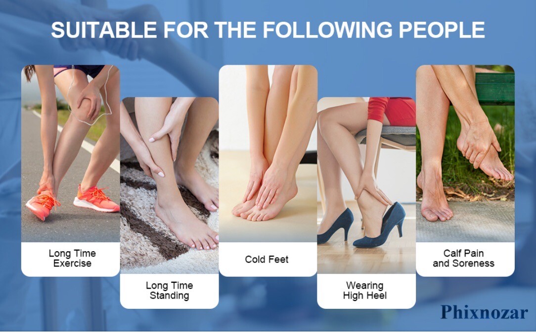Phixnozar EMS Foot Massager Mat with 8 Modes and 19 Intensity Levels