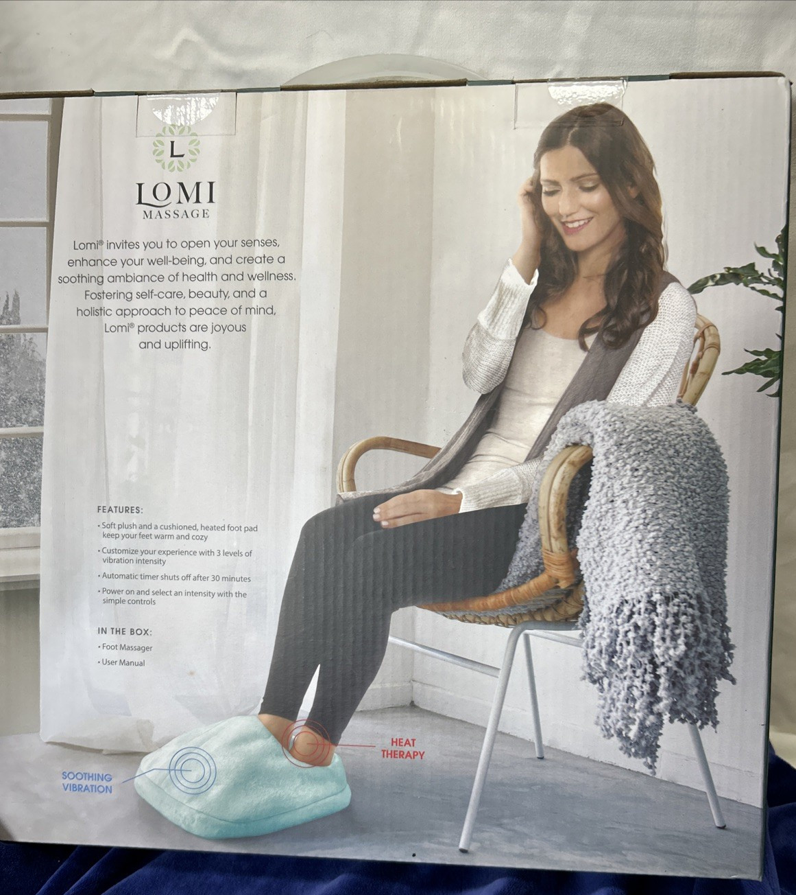 Lomi Foot Heat & Smoothing Vibrator **New and Unsealed FREE Shipping