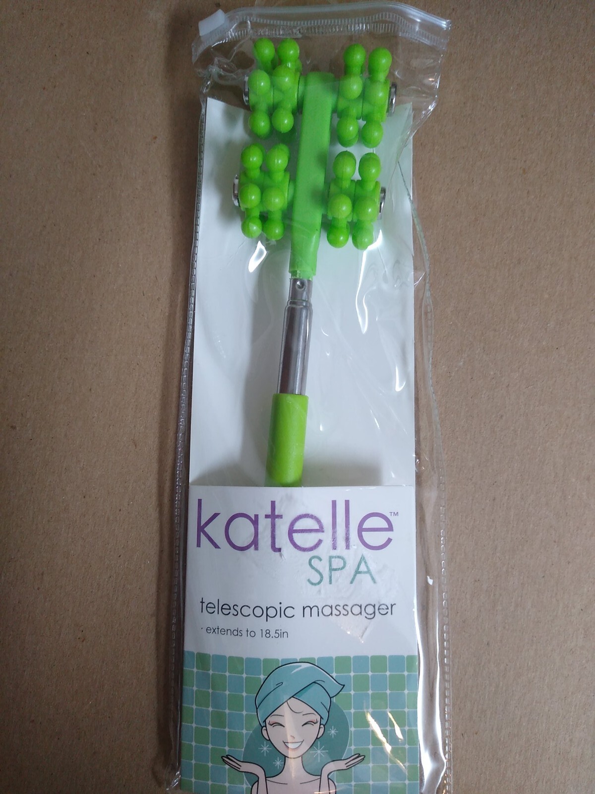 Katelle SPA telescopic massage roller extends to 18.5 in.