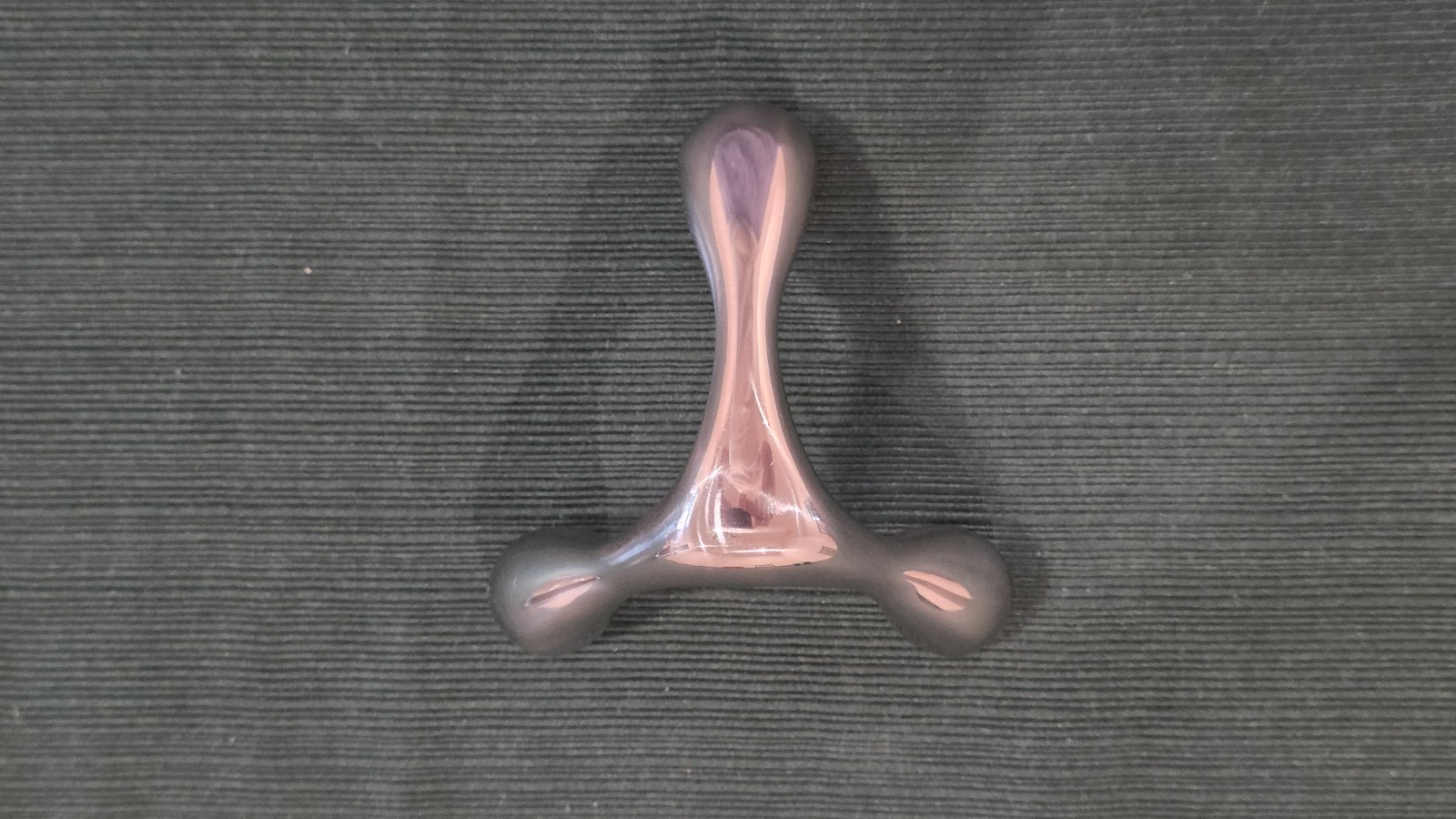 Vintage Brookstone 3-Node Manual Body Massager in Chrome