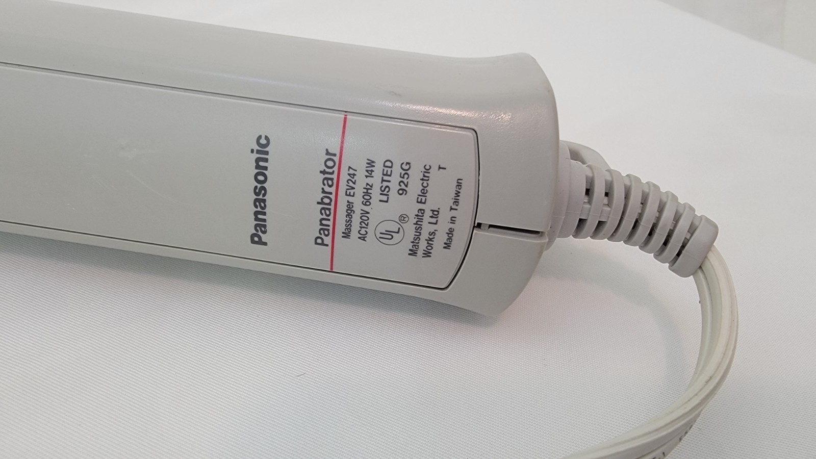Panasonic Reach Easy Massager EV247 Extendible Heated Wand Corded Electric Works