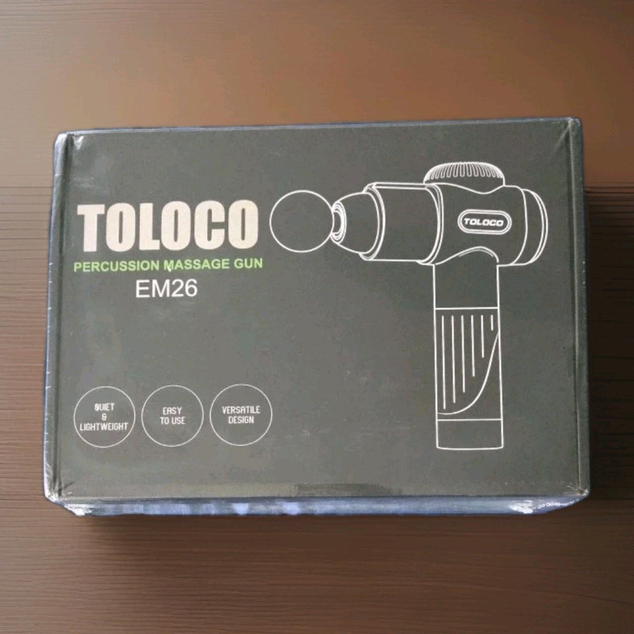 BRAND NEW Toloco Percussion Massage Gun Muscle Deep Tissue Pain Relief EM26