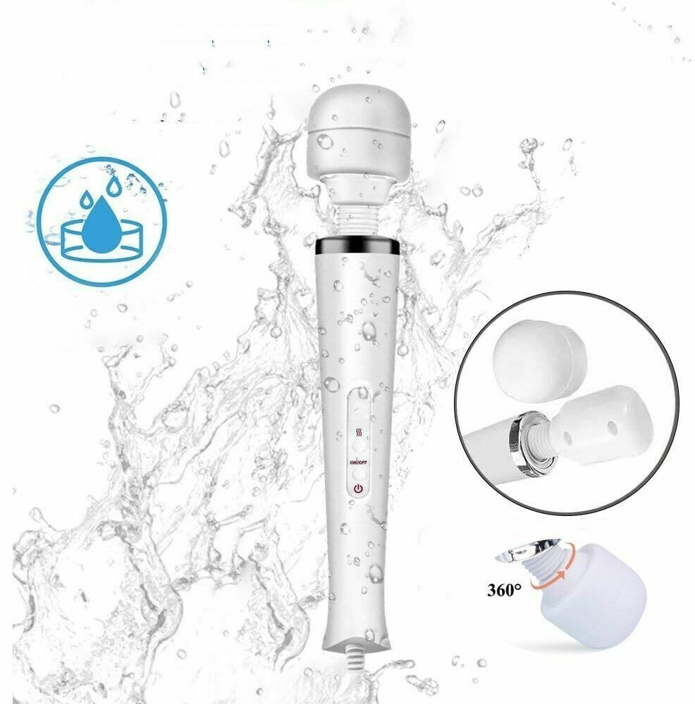 Multispeed Handheld Massager Vibrating Massage Body Therapy Motor 20 Speed