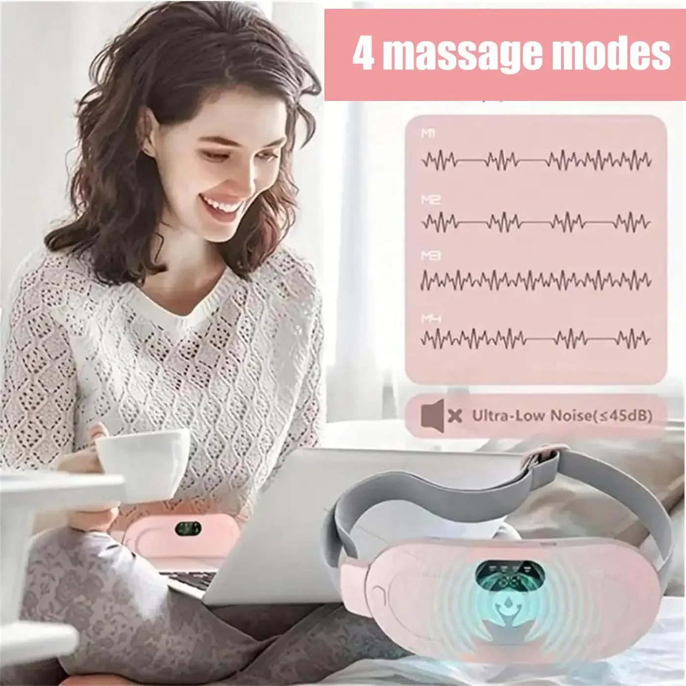 Portable Heated Massage Warming Palace Belt Intelligent Heating Waist Device for