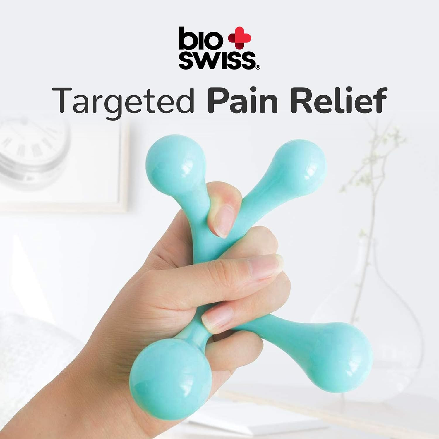 Handheld Full Body Massager, 4-Leg Pressure Point Massage Tool for Back, Neck…