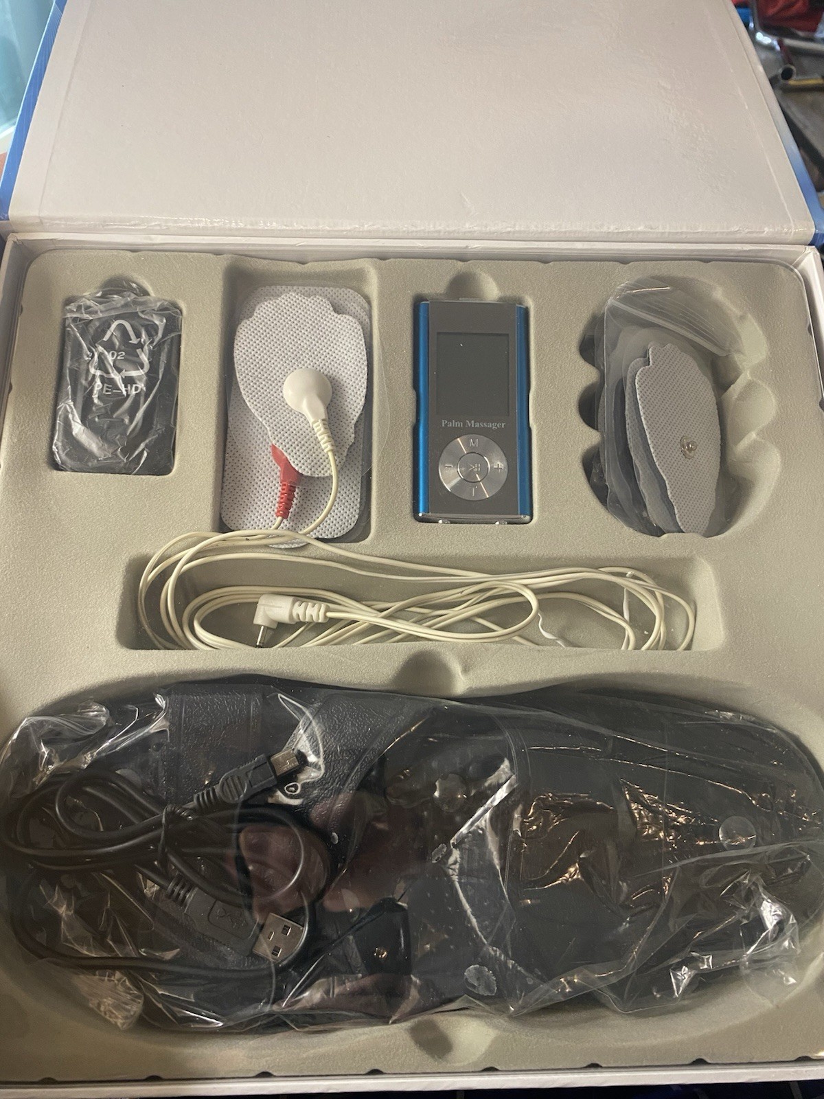 NRG Palm Massager Digital Therapy Limited Edition Combo Set With Shoes Beautiful