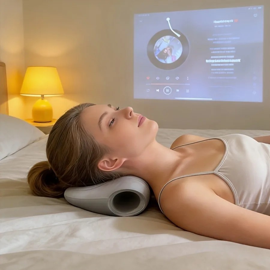 Upgraded Cervical Massage Pillow Neck Shoulder Acupressure Support Pain Relief