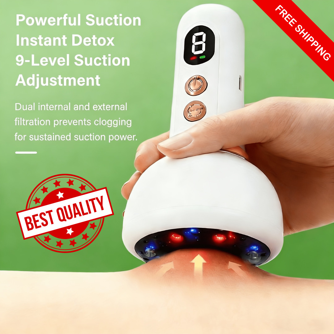 USB Vacuum Suction Body Massager Cupping Therapy 9 Levels Rechargeable
